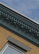 Building detail in the East Boston, Massachusetts area