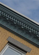 Building detail in the East Boston, Massachusetts area